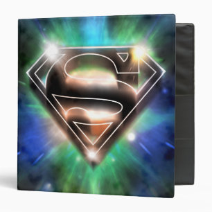 Classeur Superman Stylisé   Logo Shiny Burst