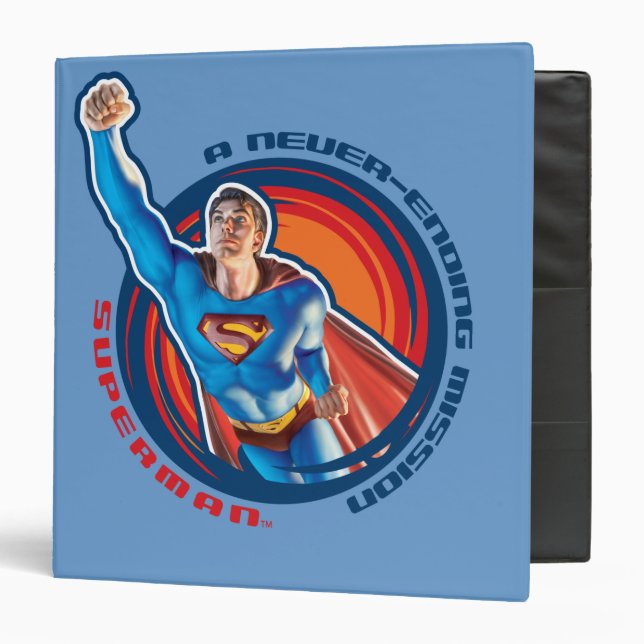 Classeur Superman Une mission sans fin (Devant/Intérieur)
