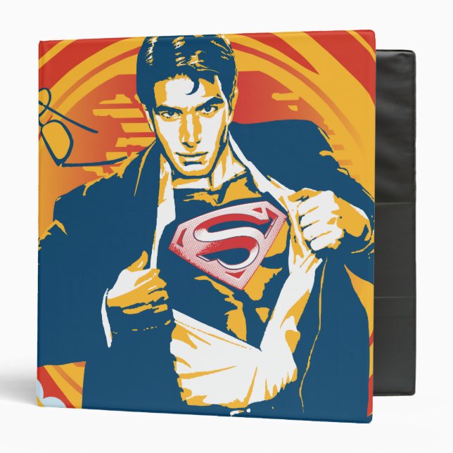 Classeur Superman World Hero (Devant/Intérieur)