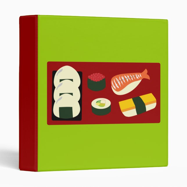Classeur Sushi Fun (Devant/Côté)