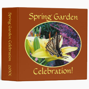 Classeur Swallowtail Butterfly Garden 2 pouces