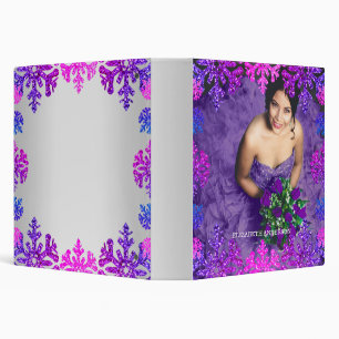 Classeur Sweet 16 Flocon de neige hivernal Anniversaire Alb