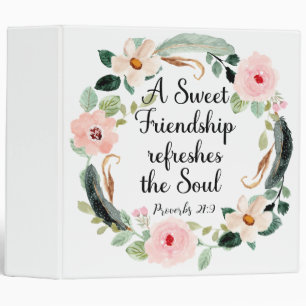 Classeur Sweet Friendship rafraîchit le Soul Floral