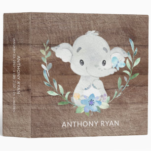 Classeur Sweet Little Elephant Boys Baby Photo Album