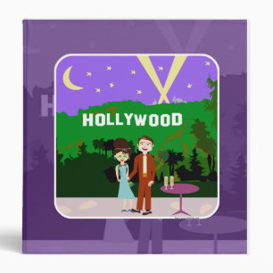 Classeur Sweet Romantic Hollywood Retro Caractère Art