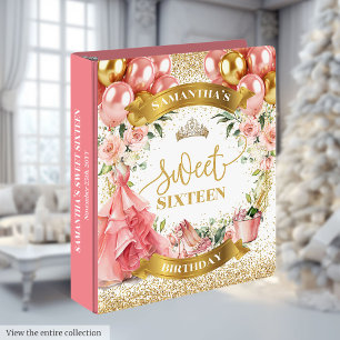 Classeur Sweet sixteen élégant Album Rose Parties scintilla