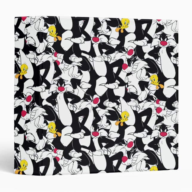 Classeur SYLVESTER™ & TWEETY™ Motif (Devant/Côté)