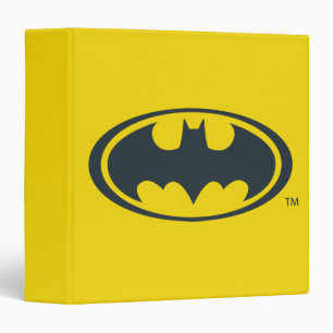 Classeur Symbole Batman Logo noir et blanc