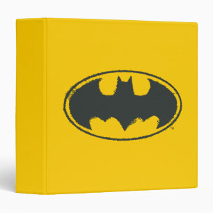 Classeur Symbole Batman Logo noir Spray