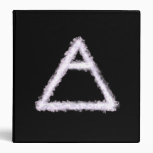 Classeur Symbole d'alchimie de l'élément d'air émietté