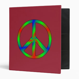 CLASSEUR SYMBOLE DE PAIX RVB