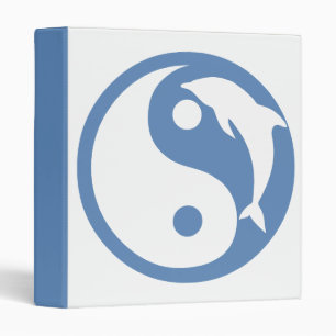Classeur Symbole de Yin Yang de dauphin