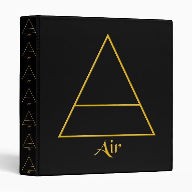 Classeur Symbole d'élément d'air de Falln Pagan (Devant/Côté)