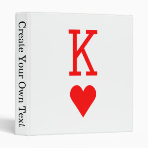 Classeur Symbole du roi des coeurs de la Saint Valentin