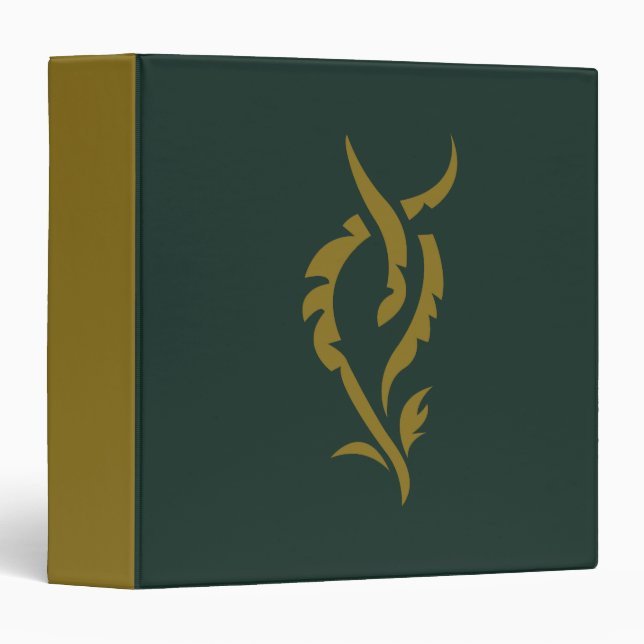 Classeur Symbole floral TAURIEL™ (Devant/Côté)