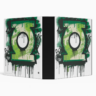 Classeur Symbole vert de graffiti de lanterne