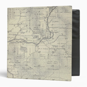 Classeur T21S R29E Carte de la section du comté de Tulare