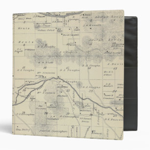 Classeur T22S R28E Carte de la section du comté de Tulare