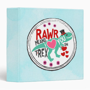 Classeur T-Rex dans un Top Hat Cute Drôle Saint Valentin