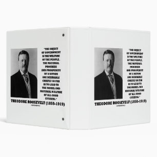 Classeur T. Roosevelt, Objet Bien-Être Du Peuple