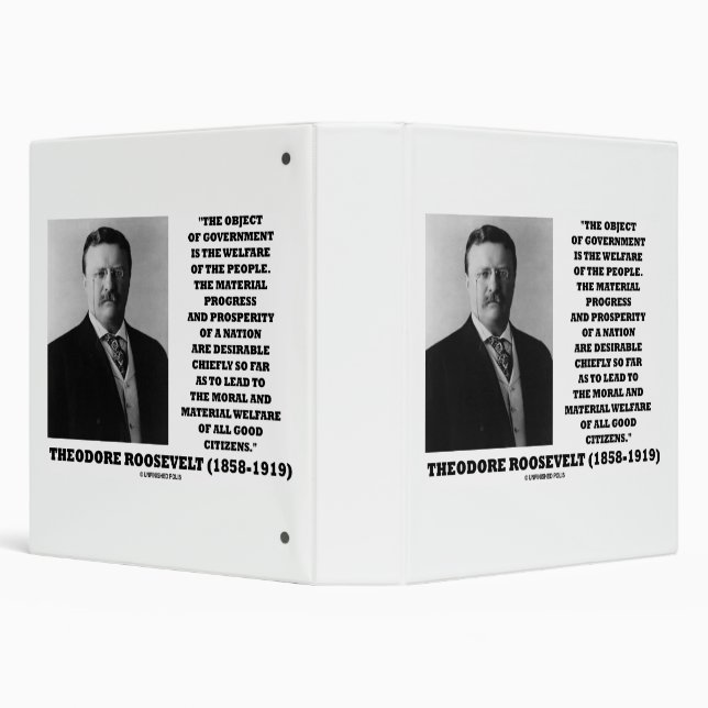 Classeur T. Roosevelt, Objet Bien-Être Du Peuple (Arrière-plan)