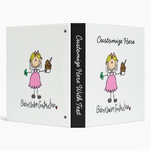 Classeur T-shirts et cadeaux en construction de bébé