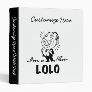 Classeur T-shirts et cadeaux Lolo neufs souriants