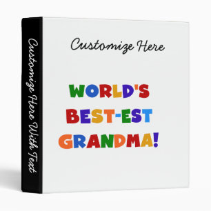 Classeur T-shirts et cadeaux lumineux de grand-maman du