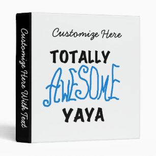 Classeur T-shirts et cadeaux Yaya totalement géniaux