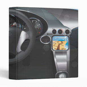 Classeur Tableau de bord de voiture de sport