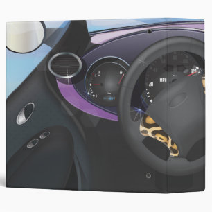 Classeur Tableau de bord de voiture de sport