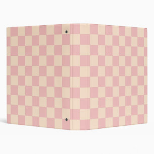Classeur Tableau de bord rose et crème