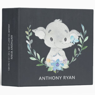 Classeur tableau noir Little Elephant Boys Baby Photo Album