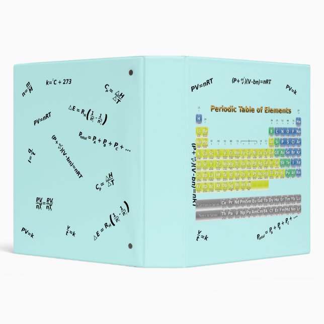 Classeur Tableau périodique anneau de 1,5 pouces (Arrière-plan)