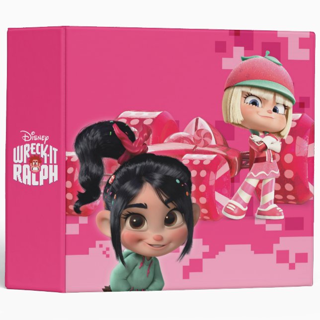 Classeur Taffyta & Vanellope (Devant/Côté)