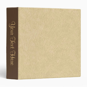 Classeur Tan Leather