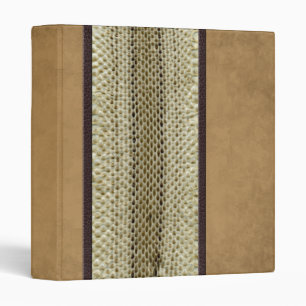 Classeur Tan Suede peau de serpent tendance