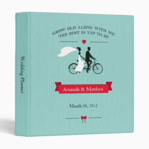 Classeur tandem de wedding planner d'Aqua de