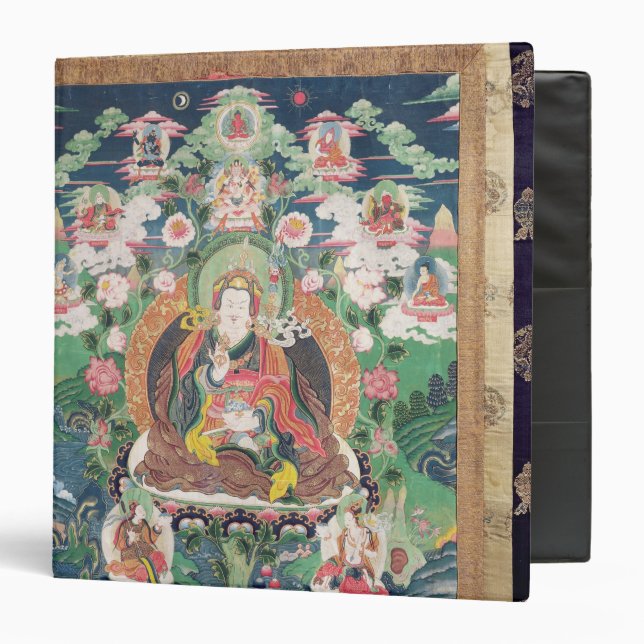 Classeur Tanka de Padmasambhava, ANNONCE c.749 (Devant/Intérieur)
