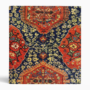 Classeur Tapis oriental en bleu&orange