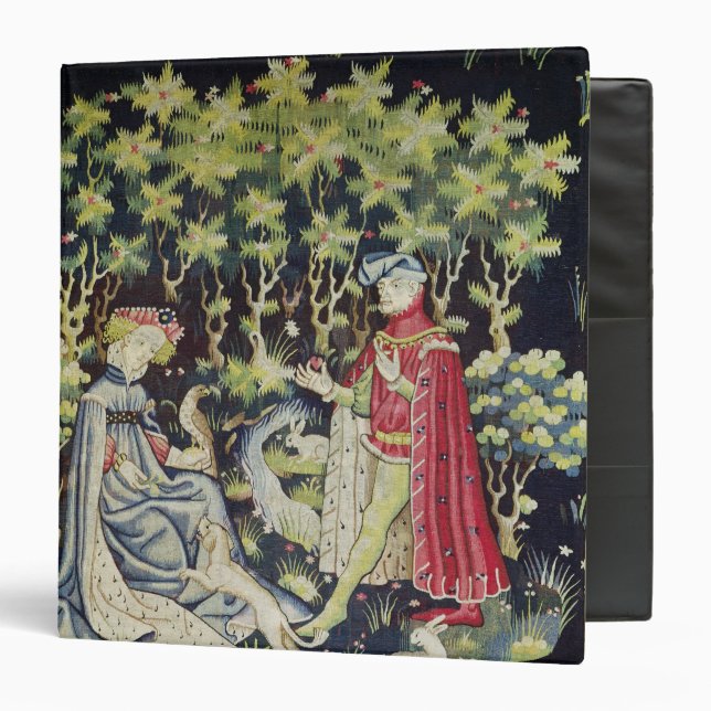Classeur Tapisserie d'Arras, offre du coeur (Devant/Intérieur)