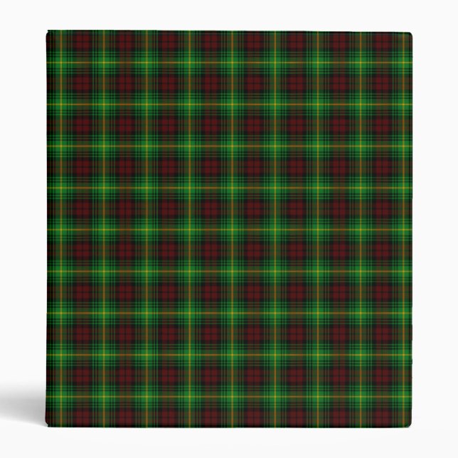 Classeur Tartan de Martin de clan (Devant)
