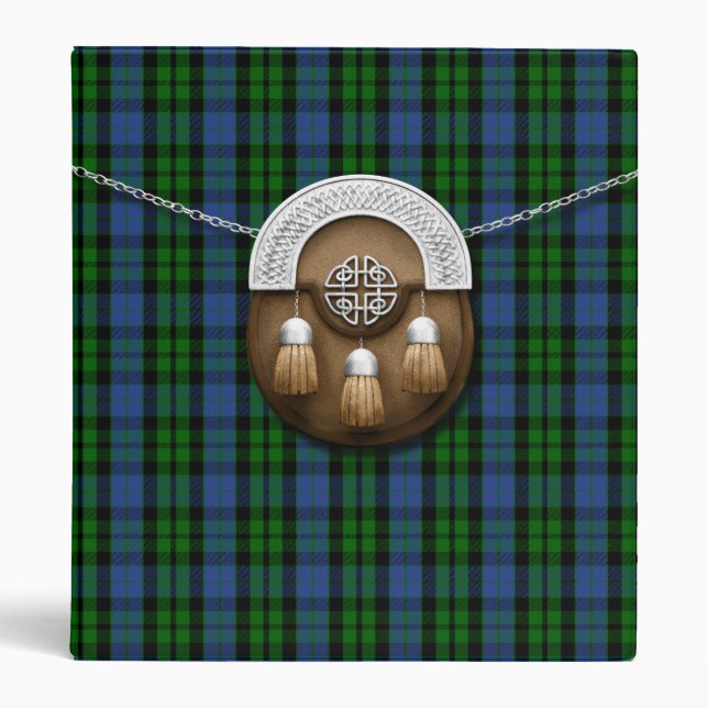 Classeur Tartan et escarcelle de MacKay de clan (Devant)
