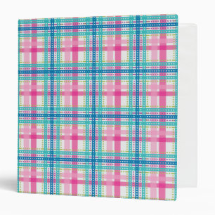 Classeur Tartan, motif de plaid