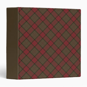 Classeur Tartan patiné de chasse de Maxwell de clan