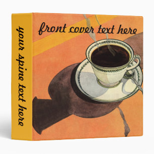 Classeur Tasse de café vintage, soucoupe, cuillère, diner r