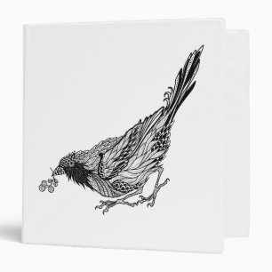 Classeur Tatouage d'oiseau
