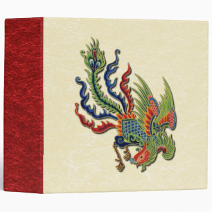 Classeur Tatouage riche chinois de paon
