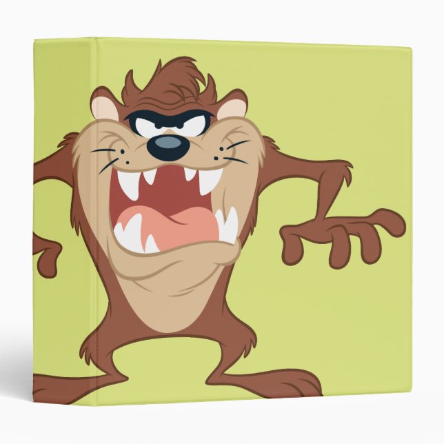 Classeur TAZ™ Toothy Grin (Devant/Côté)