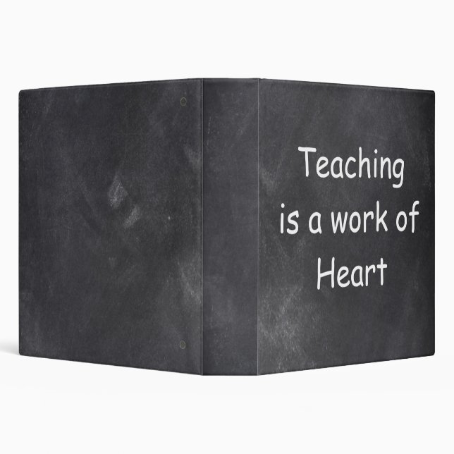 Classeur Teaching Work Heart Chalkboard Design Venin Idea (Arrière-plan)